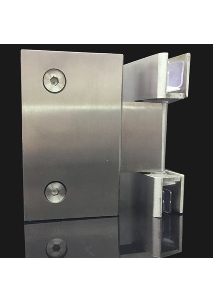 304 Paslanmaz Çelik Banyo Kelepçesi Duş Odası Cam Menteşe Çerçevesiz Cam Kapı Kelepçesi Cam Menteşe 180 Derece (Yurt Dışından)