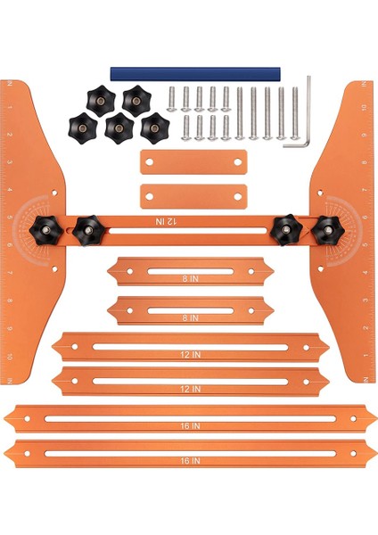 Merdiven Basamağı Şablonu Alet-Açı ve Uzunluğu Doğru Bir Şekilde Ölçmek Için Katı Metal Merdiven Jig, Merdivenler, Yükselticiler, Bölme Için (Yurt Dışından)