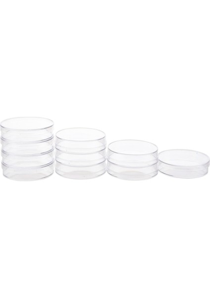 Laboratuvar Plakası Bakteriyel 55MM x 15MM Için 50 Adet Steril Kapaklı (Yurt Dışından)