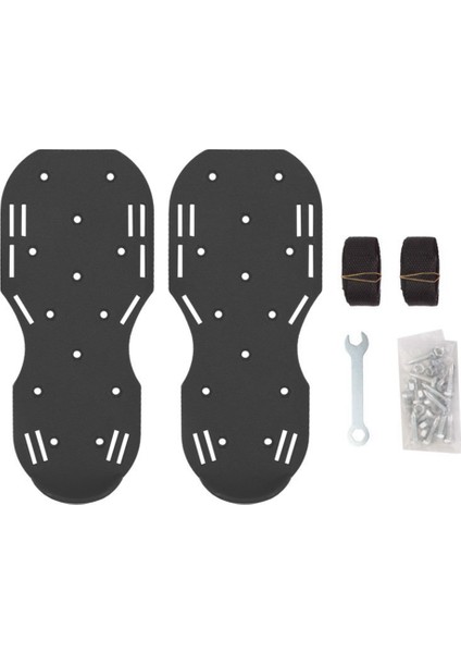 1 Çift Bahçe Çim Kazıyıcı Ayakkabı 4.2cm Çim Sivri Kazıyıcı Ayakkabı Kendiliğinden Tesviye Epoksi Aletler Siyah (Yurt Dışından) fırsatları