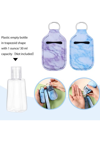 30 Adet Mermer Stil Anahtarlık Tutucu Seti, Anahtarlık Bileklik Boyunluklar ve Ruj Tutucu Anahtarlık (Yurt Dışından) fiyatları