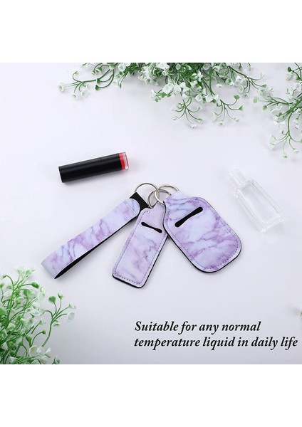 30 Adet Mermer Stil Anahtarlık Tutucu Seti, Anahtarlık Bileklik Boyunluklar ve Ruj Tutucu Anahtarlık (Yurt Dışından) modelleri