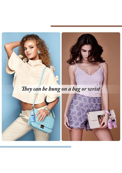 30 Adet Mermer Stil Anahtarlık Tutucu Seti, Anahtarlık Bileklik Boyunluklar ve Ruj Tutucu Anahtarlık (Yurt Dışından) fırsatları