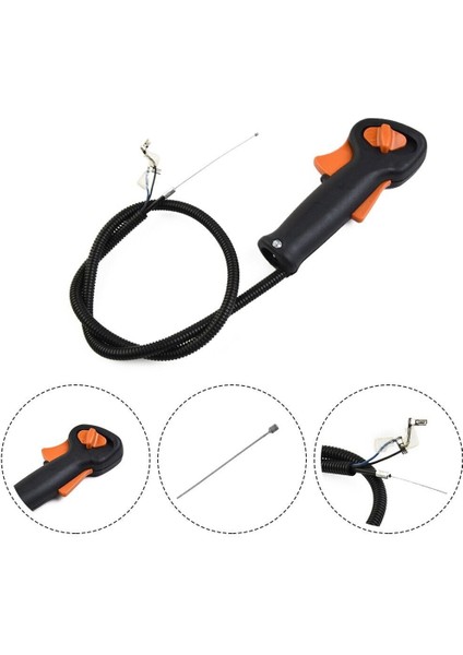 Çim Biçme Makinesi Aksesuarları Gaz Kelebeği Kolu Gaz Anahtarı Düzeneği FS75 FS80 FS85 Aksesuarları Için Uygun (Yurt Dışından) fırsatları
