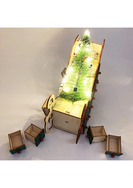 Noel Geri Sayım Takvimi Süsler 24 Çekmeceli Ahşap Takvim Çocuk Noel Hediyeleri ve (Yurt Dışından)
