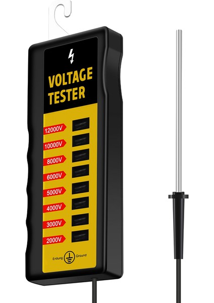 12000V Çiftçi Çit Gerilim Test Aracı, Elektrikli Çit Gerilim Test Cihazı, Yard Eskrim Test Cihazı (Yurt Dışından)