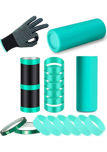 20 Oz Sıkı Düz Boşluklar Için Süblimasyon Boşlukları Cam Silikon Kayış Seti, Süblimasyon Boşlukları Cam Silikon Kayış Seti (Yurt Dışından)