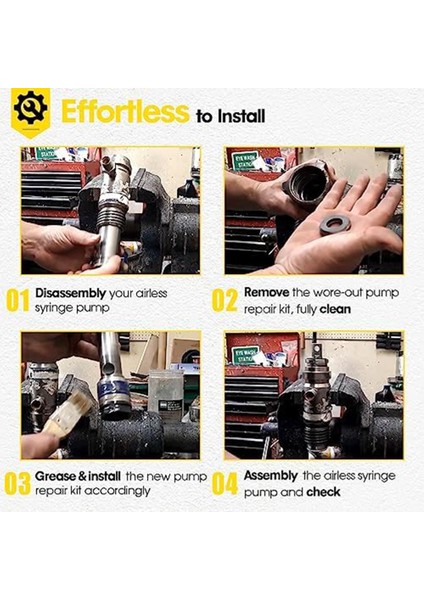 249123 Pompa Tamir Takımı Havasız Şırınga Pompası Kiti Havasız Şırınga Pompası Tamir Takımı 7900 200 300 Için, 249-123'ÜN Yerine Geçer (Yurt Dışından) modelleri