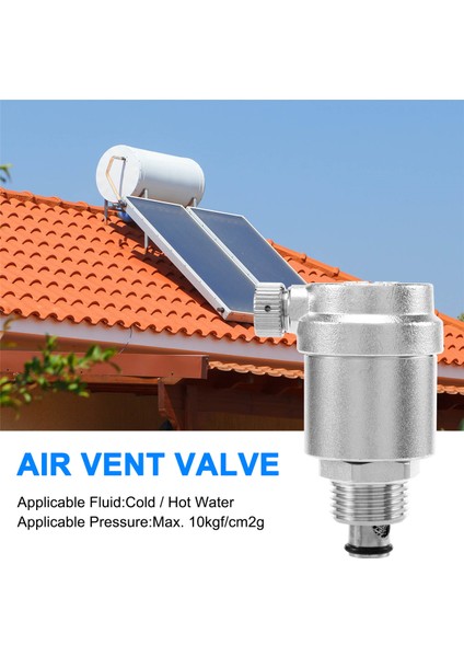 1/2 Inç Paslanmaz Çelik 304 Otomatik Vana Güneş Enerjili Su Isıtıcı Basınç Tahliye Vanası 10BAR (Yurt Dışından) fırsatları