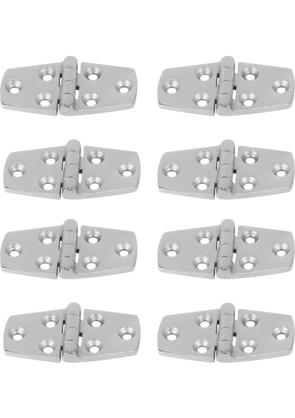 Deniz 8 Adet Paslanmaz Çelik Kayış Menteşe Kapı Menteşesi Deniz Tekne Yat 76 x 38 mm Rafting (Yurt Dışından)