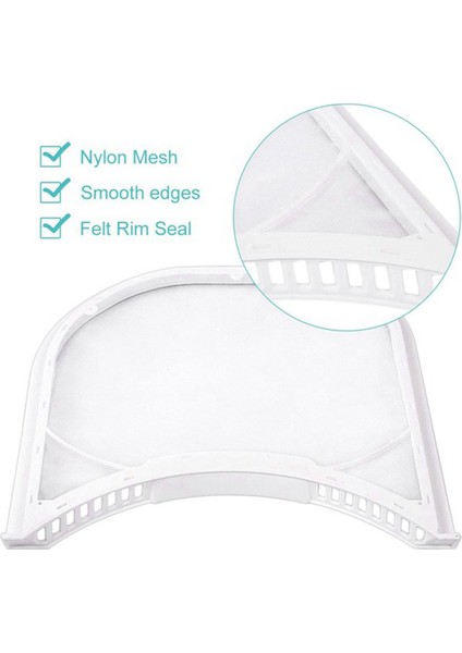 1 Adet 5231EL1003B Kurutucu Lint Filtre Ekranı Keçe Jant Contası ile Lg Elbise Kurutma Makinesi Değiştirir 5231EL1003B DLE2512W DLE2514W (Yurt Dışından)