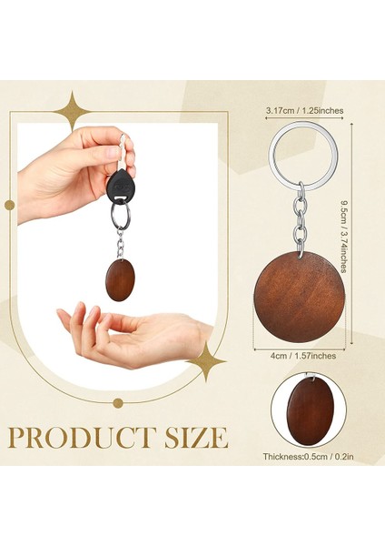 50 Adet Ahşap Gravür Boşlukları Yuvarlak Şekilli Ahşap Anahtarlık Seti Yüzükler Anahtar Etiketleri Anahtarlık Malzemeleri Dıy Hediye El Sanatları Için (Yurt Dışından) fiyatları