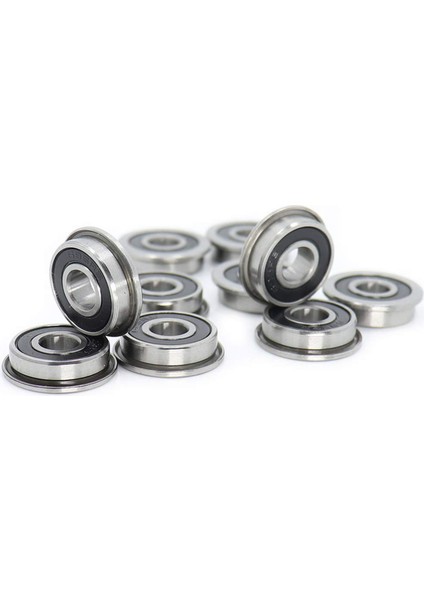 20 Adet F695-RULMAN 5X13X4MM Flanşlı Minyatür Sabit Oluk F695RS Voron 2/3 3D Yazıcı Için (Yurt Dışından)