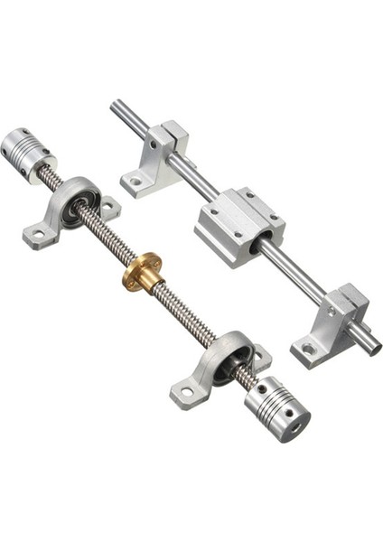 30 Adet 200MM Optik Eksen Kılavuz Rulman Muhafazaları Alüminyum Ray Mil Kurşun Vida Çubuk Slayt Burç Şaft Kaplin Parçaları (Yurt Dışından) modelleri