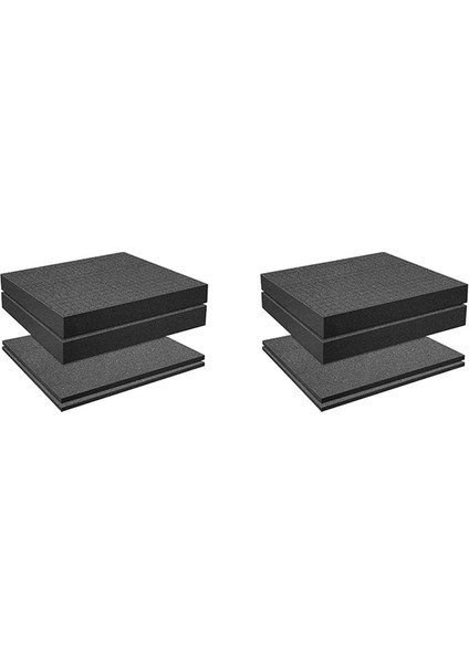 Izgara Sünger Küp-Köpük, 4 Adet 400X300X50MM/4 Adet 400X300X10MM, Alet Kutusu Kamera Kılıfı Sünger, Kutu Aparatı, Alet (Yurt Dışından)