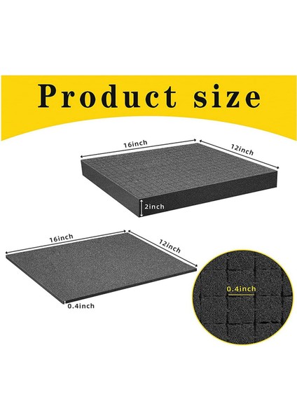 Izgara Sünger Küp-Köpük, 4 Adet 400X300X50MM/4 Adet 400X300X10MM, Alet Kutusu Kamera Kılıfı Sünger, Kutu Aparatı, Alet (Yurt Dışından) fırsatları