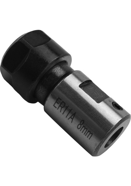 2x ER11 Collet Chuck Motor Şaft Uzatma Çubuğu Mili Collet Torna Aletleri Tutucu Iç 8 mm (Yurt Dışından)
