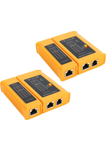 2x Ağ Kablosu Test Cihazı Test Aracı RJ45 RJ11 RJ12 Cat5 Cat6 Utp USB Lan Tel Ethernet Kablosu Test Cihazı (Pil Dahil Değildir) (Yurt Dışından)