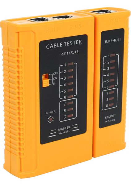 2x Ağ Kablosu Test Cihazı Test Aracı RJ45 RJ11 RJ12 Cat5 Cat6 Utp USB Lan Tel Ethernet Kablosu Test Cihazı (Pil Dahil Değildir) (Yurt Dışından) modelleri