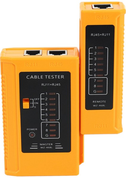 2x Ağ Kablosu Test Cihazı Test Aracı RJ45 RJ11 RJ12 Cat5 Cat6 Utp USB Lan Tel Ethernet Kablosu Test Cihazı (Pil Dahil Değildir) (Yurt Dışından) indirimleri