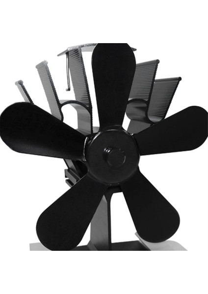 Odun Sobası Fanı, Termometreli Şömine Fanı, Odun / Kütük Brülörleri / Şömineler / Isıtıcılar Için 5 Kanatlı Isı ile Çalışan Soba Fanı (Yurt Dışından) fiyatları