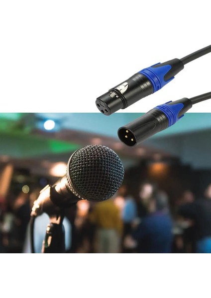 Xlr Ayırıcı Kablo, 1 Xlr Dişi 2 Xlr Erkek Y Kablo Dengeli Mikrofon Ayırıcı Kablosu Ses Adaptörü 1 Paket (Yurt Dışından)