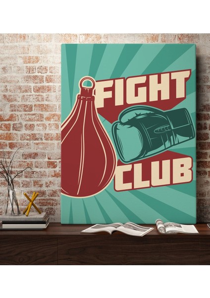 Gift Fight Club Tasarımlı Kanvas Tablo 70X100CM-1