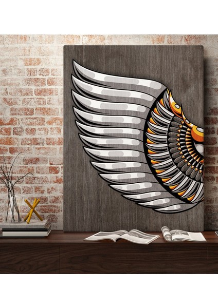 Home Kanat Tasarımlı Kanvas Tablo 70X100CM-1