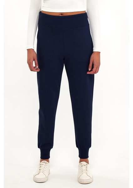 Beli Lastikli Yandan Cepli Tayt (B23-00165)