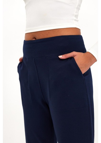 Beli Lastikli Yandan Cepli Tayt (B23-00165)