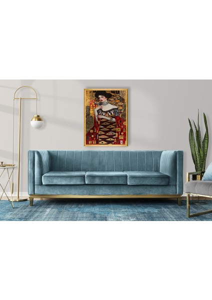 Öpücük ve Kedi 50 x 70 Çerçeveli 2 Li Pano Set