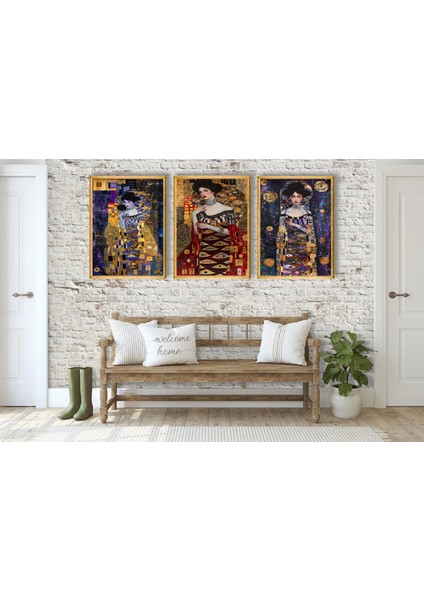 Masumiyet 50 x 70 Çerçeveli Üçlü Pano Set