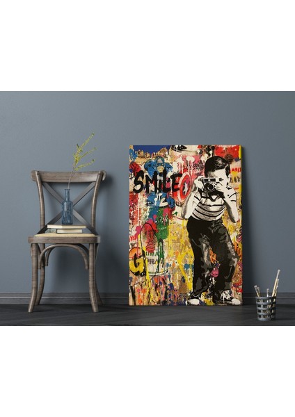 Home Photographer Boy Tasarımlı Kanvas Tablo 70X100CM-1