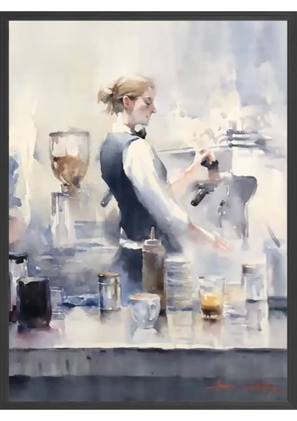 Barmen 50 x 70 Çerçeveli 2 Li Pano Set