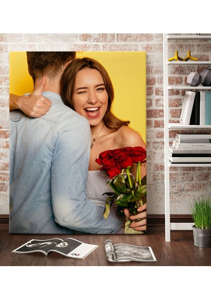 Kişiye Özel Fotoğraflı Kanvas Tablo (70 x 100 cm .)