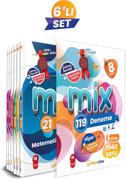 8. Sınıf Mix 119 Deneme Tüm Dersler Set