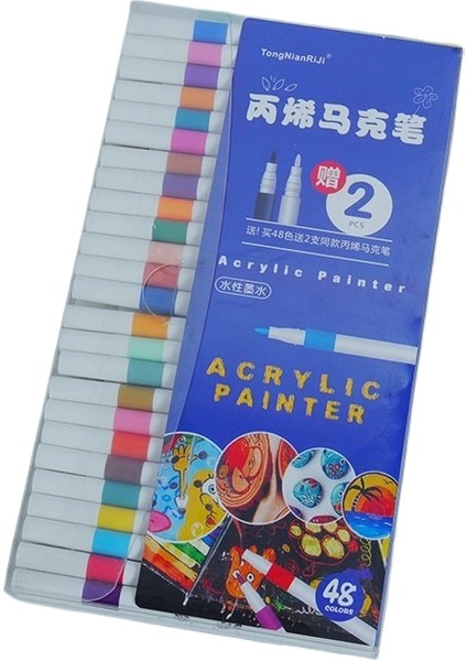 Akrilik Işaretleyiciler Dıy Boyama Boyama Kalemleri Su Bazlı Işaretleyiciler (Yurt Dışından)