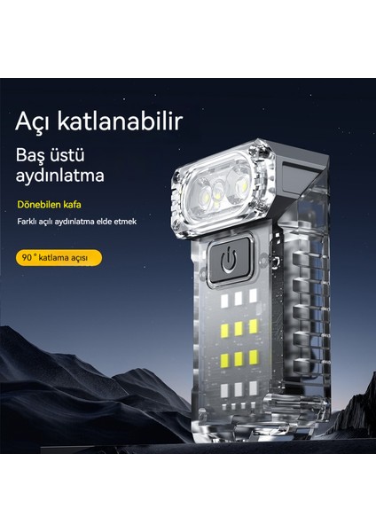 Açık Çok Fonksiyonlu Manyetik Mini Acil Aydınlatma Lambası (Yurt Dışından)