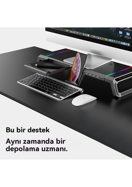 Yeni Monitör Masaüstü Yükseltilmiş Raf Dizüstü Bilgisayar (Yurt Dışından)