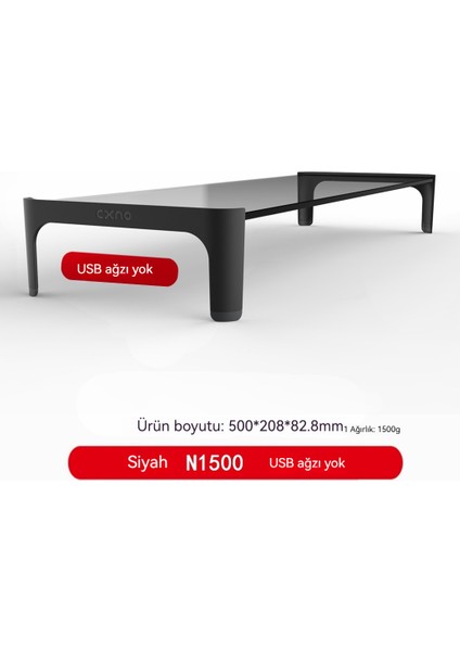 W8 Monitör Yükseltilmiş Dizüstü Bilgisayar Standı Çok Fonksiyonlu USB Uzatma (Yurt Dışından)