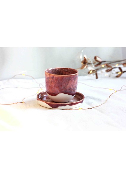 El Yapımı Stoneware fincan