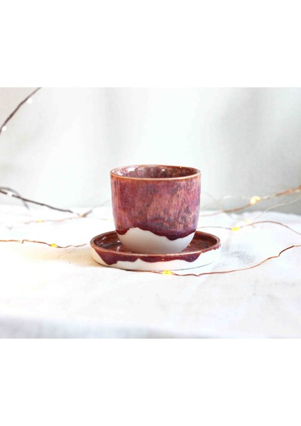 El Yapımı Stoneware fincan
