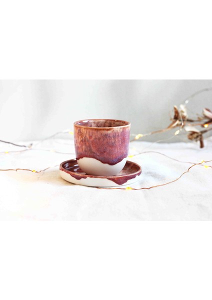 El Yapımı Stoneware fincan