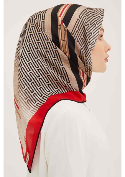 E23YA8930D0437 Dj Saf Ipek Eşarp 8930D (T) (Nostalji Twill) fiyatları