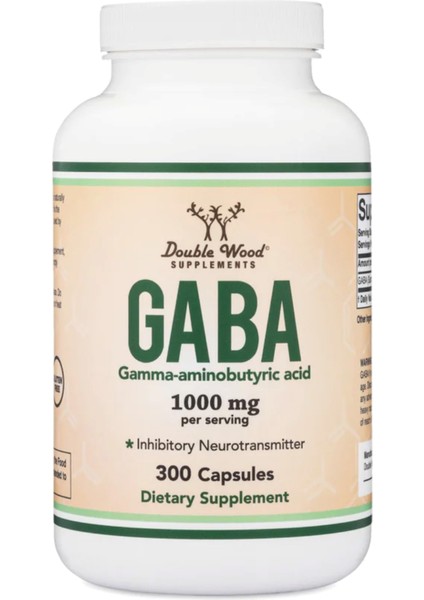 Doublewood Gaba 1,000,Mg 300 Capsules.Made In Usa. Tr Tek Yetkili Satıcısı Ozelsporcugıdaları'Dır 3837