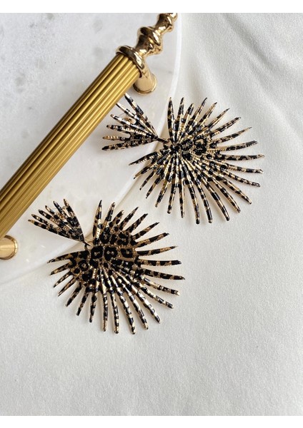 Deniz Kestanesi,leoparlı Küpe