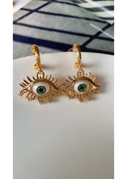 Yeşil Gözlü Küpe modelleri