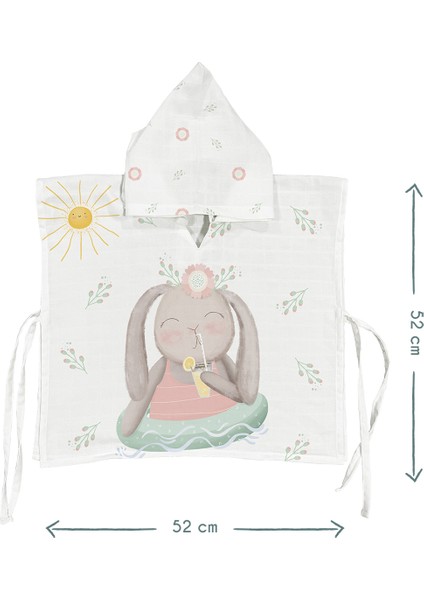 Loulou %100 Pamuk Bebek / Çocuk Müslin Panço fiyatları