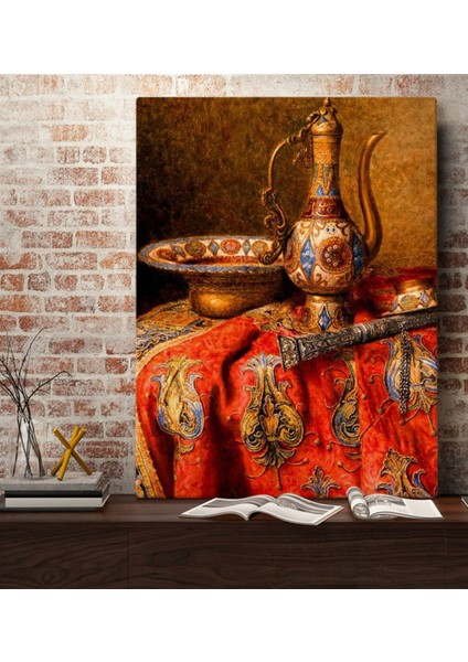 Gift Osmanlı Ibrik Tasarımlı Kanvas Tablo 70X100CM-1