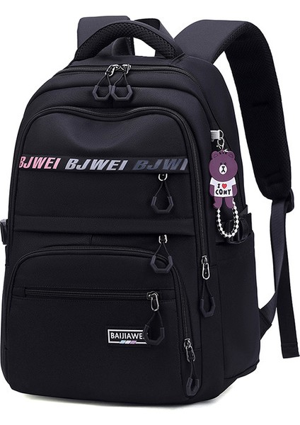 Yeni Ortaokul Öğrencisi Okul Çantası Kadın Ortaokul Öğrencisi Beşinci ve Altıncı Sınıf Ilkokul Öğrencileri Için Büyük Kapasiteli Su Geçirmez Sırt Çantası (Yurt Dışından)